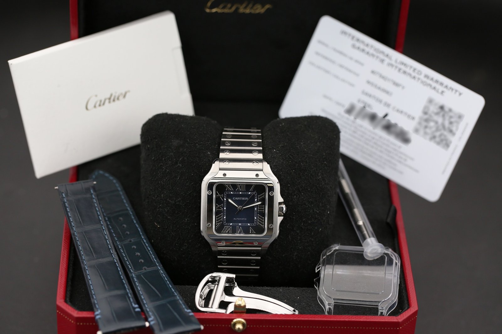 Cartier WSSA0063 Blue SANTOS DE CARTIER 35mm 2026 7 33767ea5 0624 4a14 bcdf 284dd560b93b