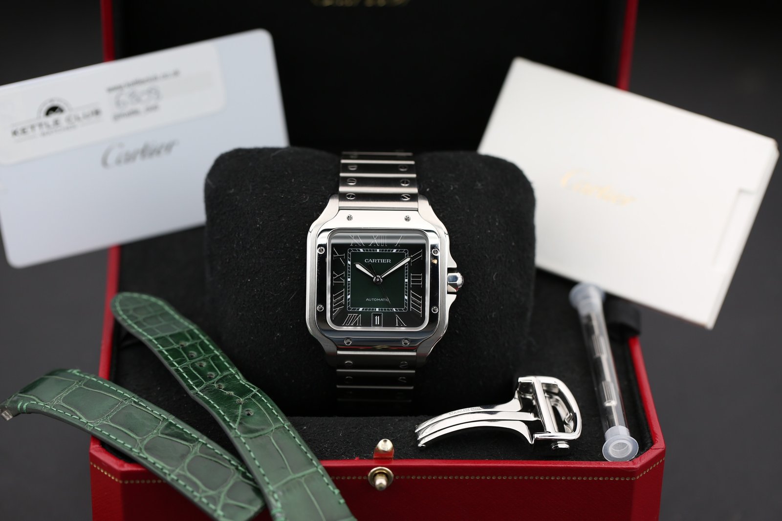 Cartier WSSA0062 Green SANTOS DE CARTIER 40mm 2023 7 513cab70 6c67 4d43 bbd1 c896050a3f8a