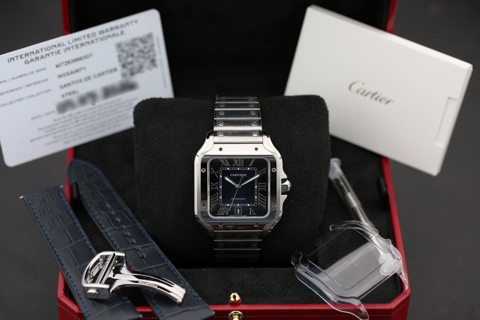 Cartier WSSA0071 Blue SANTOS DE CARTIER 40mm 2026 7 684ae790 0610 4826 aa43 e3be7b0482d4
