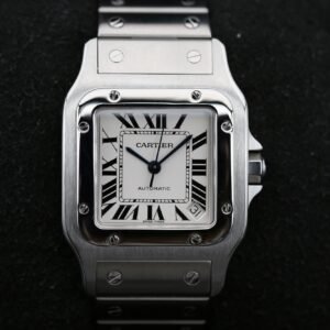 Cartier 2823 White Roman SANTOS GALBÉE 32mm