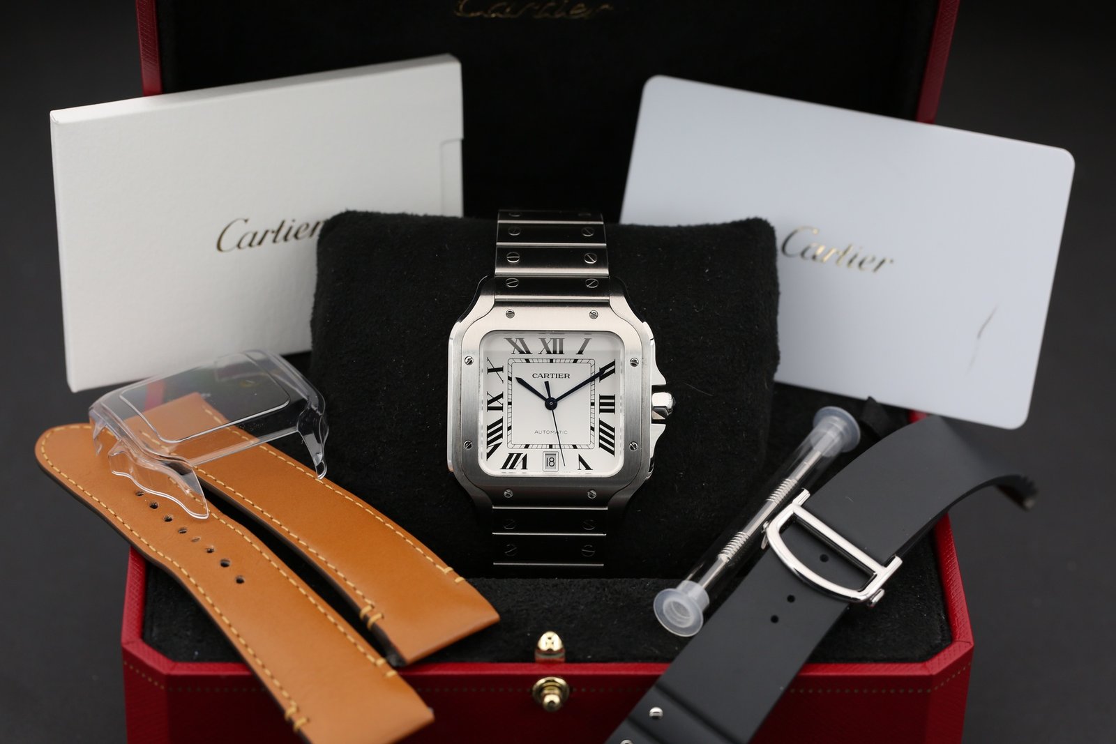 Cartier WSSA0018 White Roman SANTOS DE CARTIER 40mm 2026 8 f154a96b 560e 4633 b609 2fb7d74e717a 1