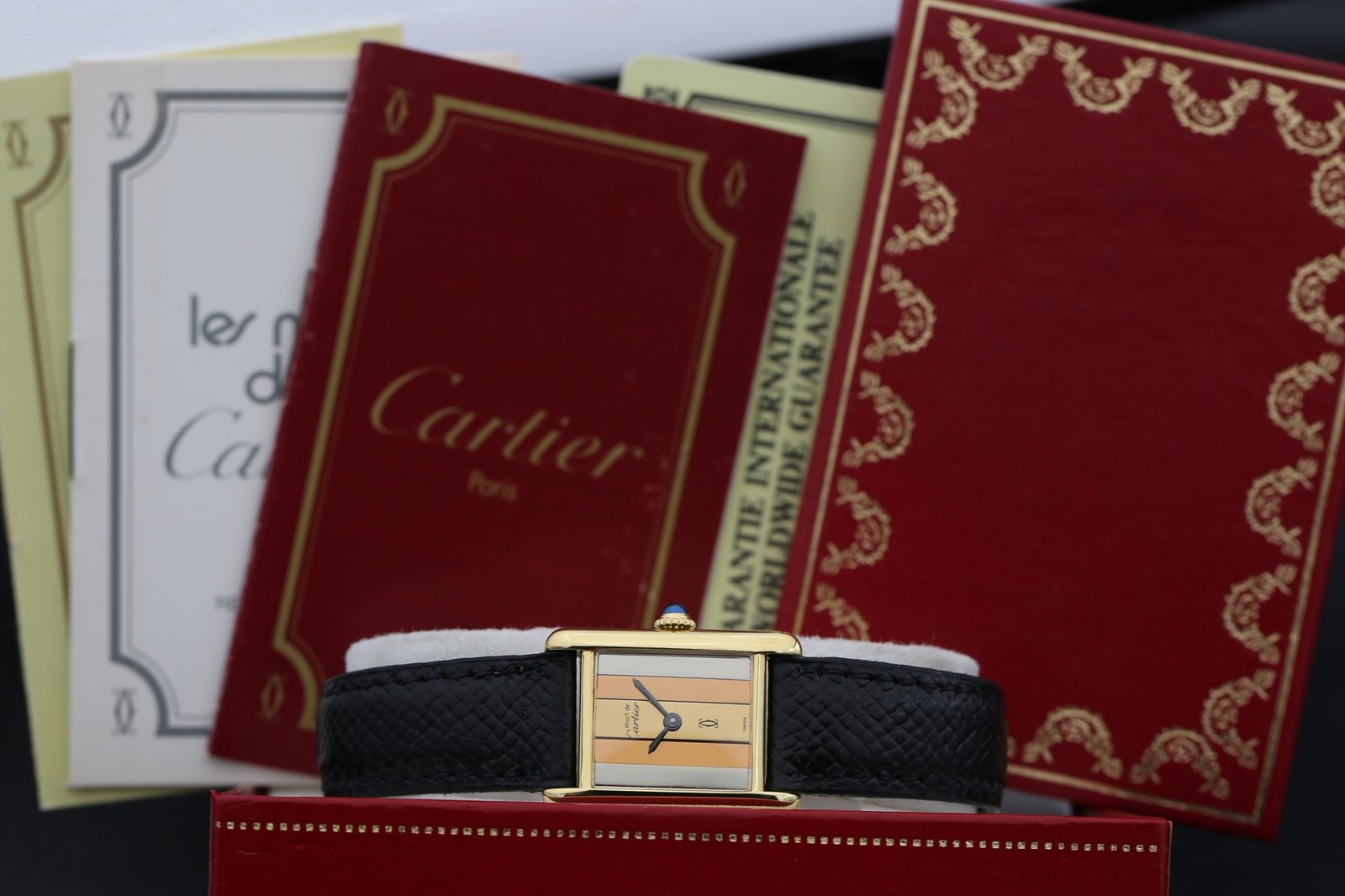 Cartier 5057001 Tri Colour TANK MUST VERMIEL 23mm 1981 6 fbacf2b8 2bf7 4632 abdc d24218fe2b07